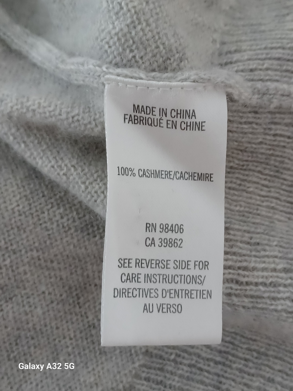 Theory 100% Cashmere Drape Open Front Cardigan Gray - Picture 6 of 6